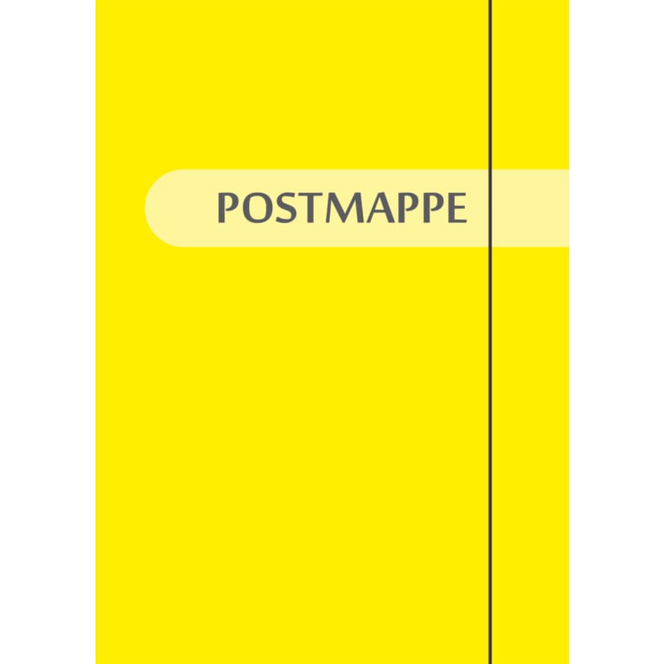 Sammelmappe "Postmappe" - A4, gelb