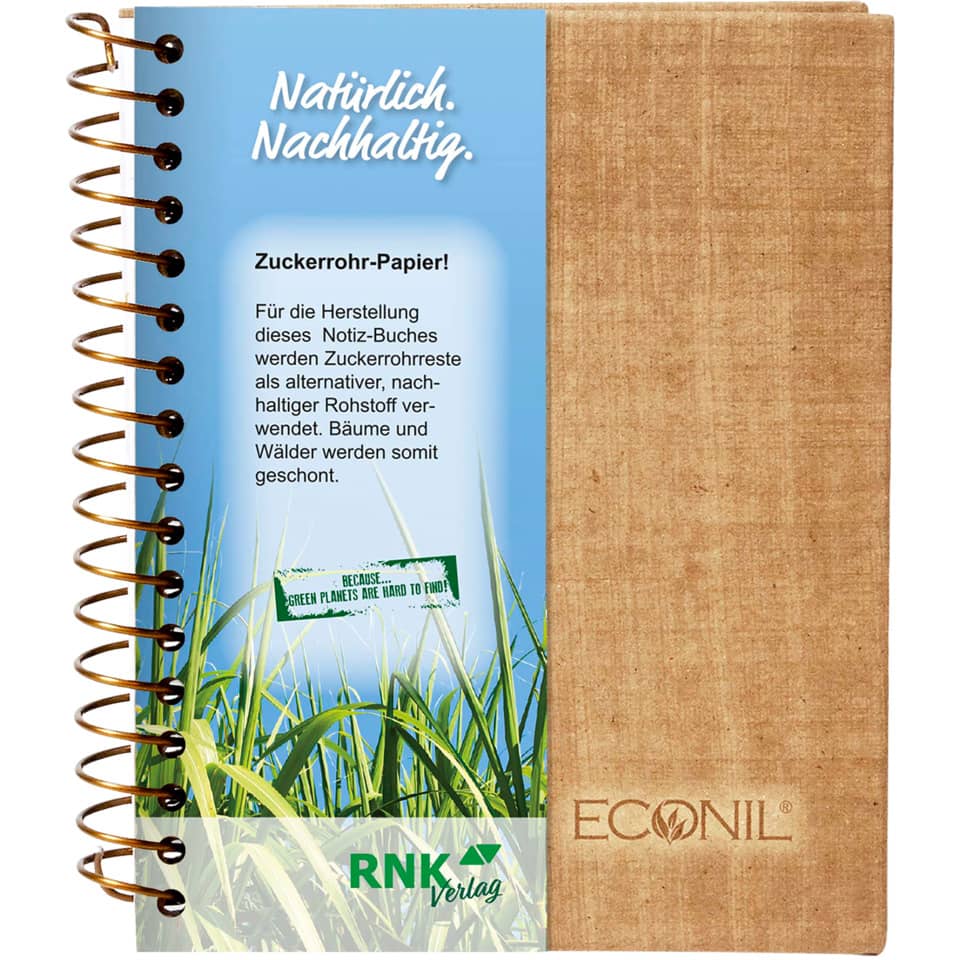 Notizbuch Econil - A6, liniert, 80 Blatt