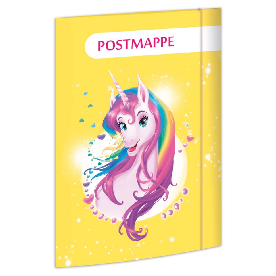 Sammelmappe Postmappe - A4, Einhornportrait
