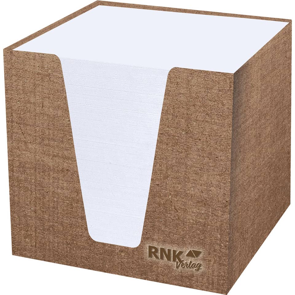 Notizklotz Eco - 92 x 92 x 92 mm, 900 Blatt weiß