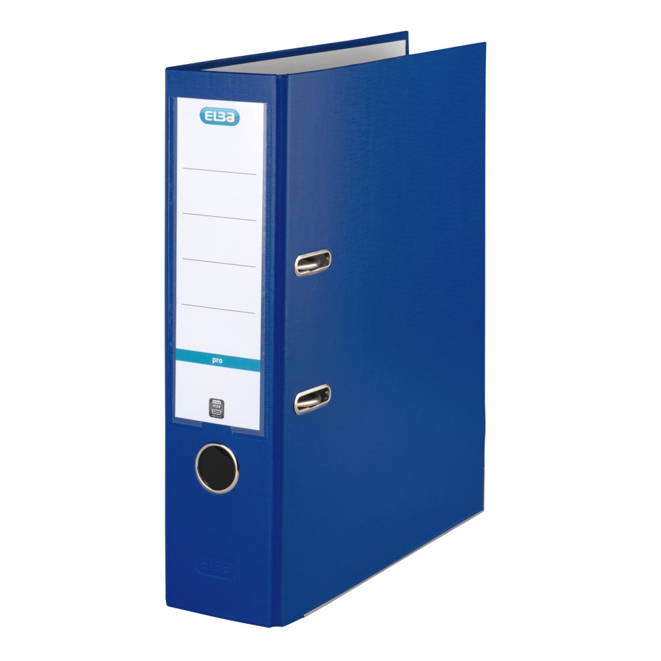 Ordner smart Pro PP/Papier - A4, 80 mm, ozeanblau