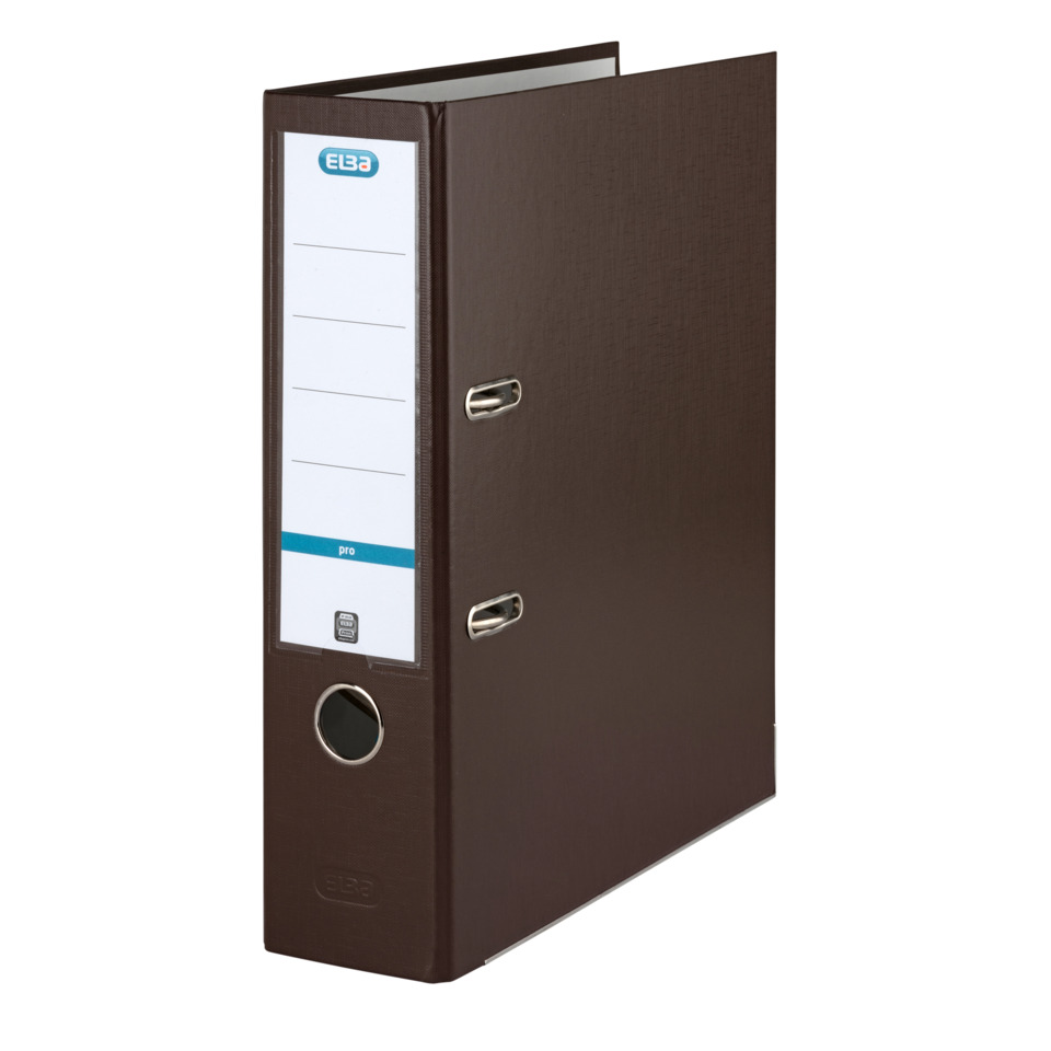 Ordner smart Pro PP/Papier - A4, 80 mm, braun