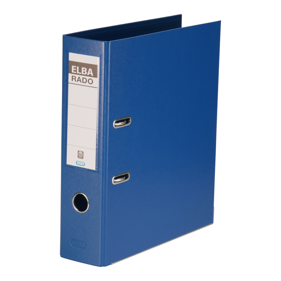 Ordner rado plast PVC/PVC - A4, 80 mm, blau