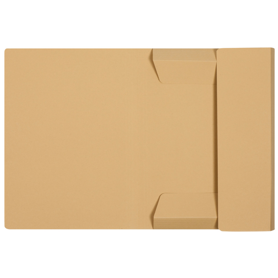 Aktenmappe - Manilakarton (RC), 250 g/qm, A4, 15 mm, chamois