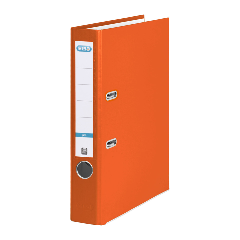 Ordner smart Pro PP/Papier, mit auswechselbarem Rückenschild, Rückenbreite 5 cm, orange
