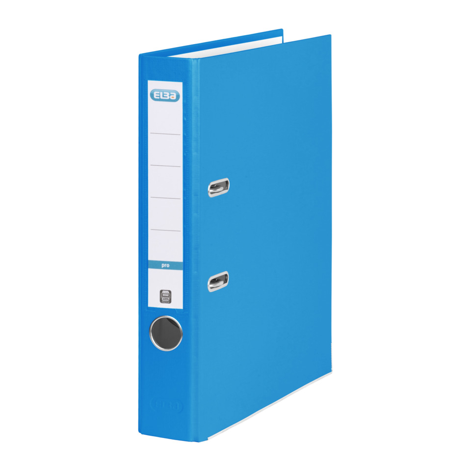 Ordner smart Pro PP/Papier, mit auswechselbarem Rückenschild, Rückenbreite 5 cm, hellblau