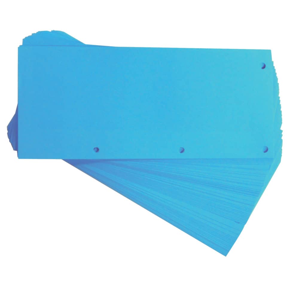 Trennstreifen Duo 160 g/qm Karton - blau, 60 Stück