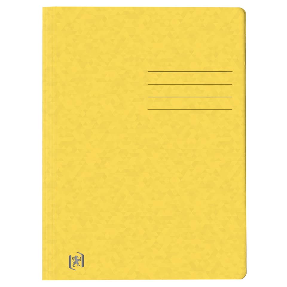Schnellhefter TOP FILE+ - A4, Karton 390g/qm, kfm. und Amtsheftung, gelb
