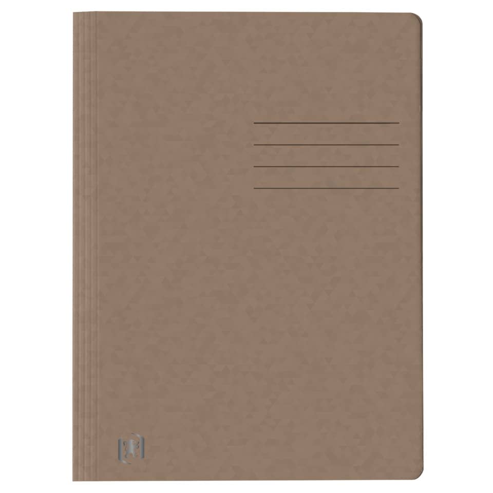 Schnellhefter TOP FILE+ - A4, Karton 390g/qm, kfm. und Amtsheftung, braun