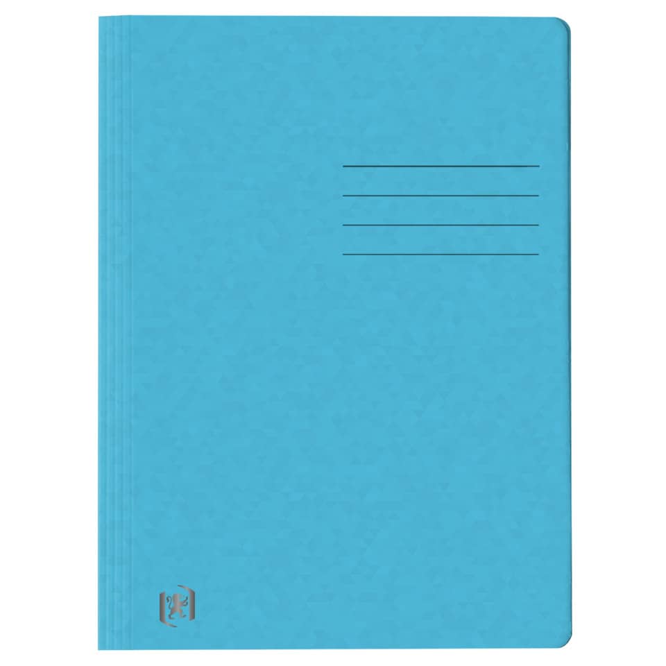 Schnellhefter TOP FILE+ - A4, Karton 390g/qm, kfm. und Amtsheftung, aqua