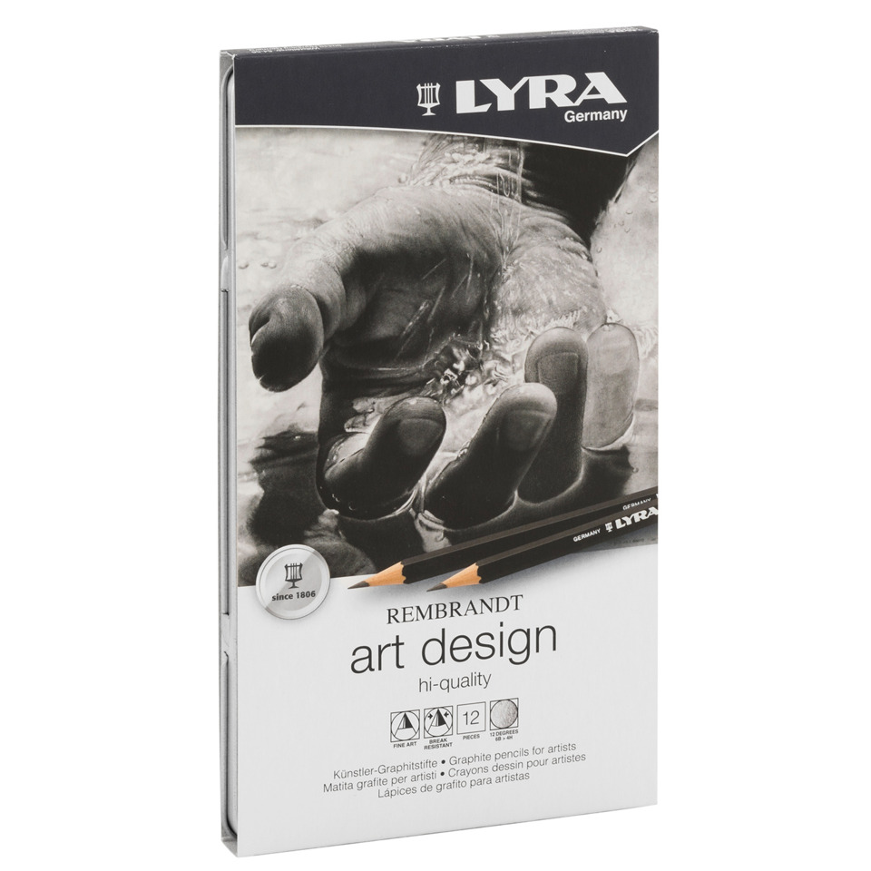 Bleistift Art Design 669 - 12er Metalletui, Härtegrade sortiert