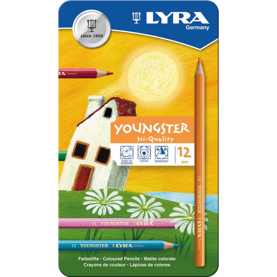 Farbstifte Youngster - 12er Metalletui