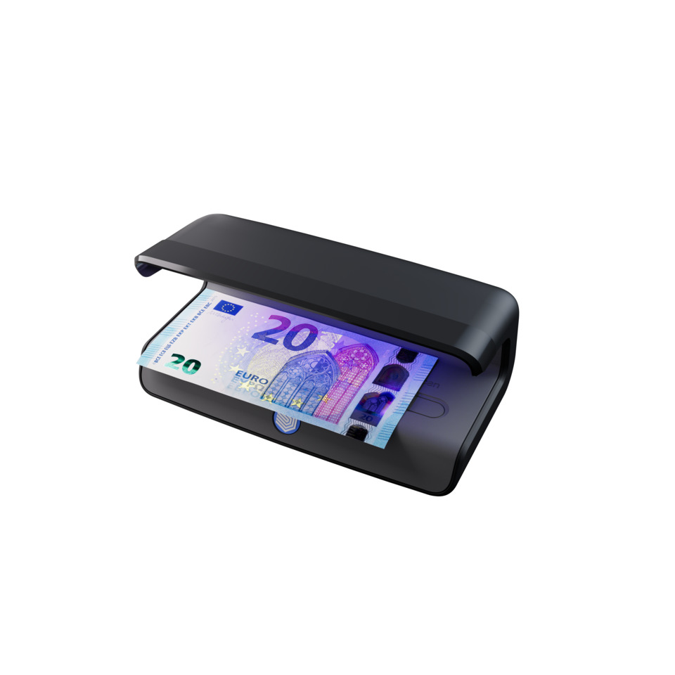 Banknotentester 55 LED elektrisch, schwarz