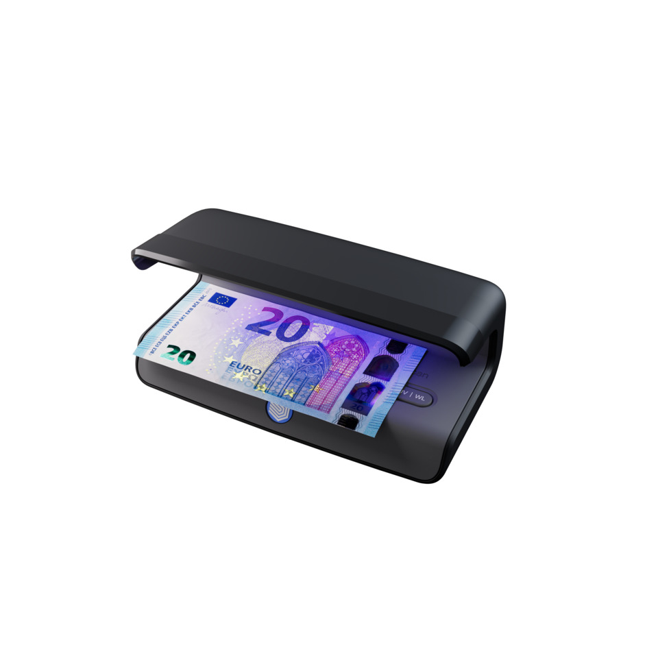 Banknotentester 75 LED elektrisch, schwarz