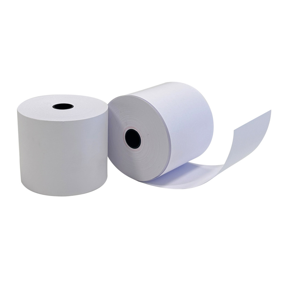 Thermorolle EC-Cash Druck, 57-45-12 mm, 25 m, 55g/m², 5 Stück, weiß