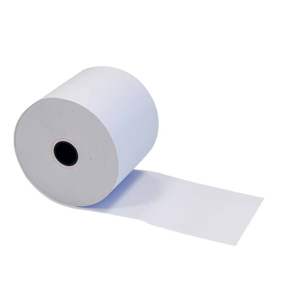 Additionrolle Standardpapier, 57-66-12 mm, 40 m, 60g/m², 5 Stück, weiß