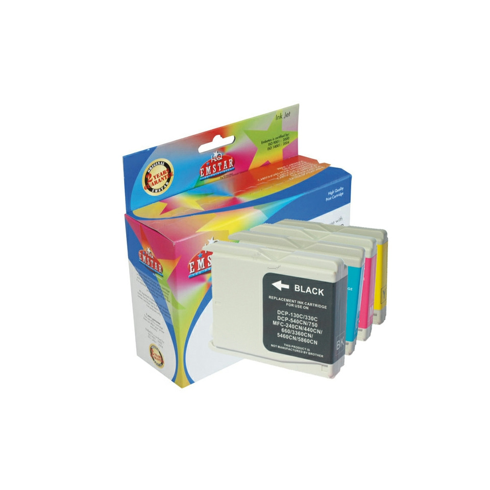 Alternativ Emstar Tintenpatrone MultiPack Bk,C,M,Y (10BRDCP135MULTI-B45,B45)
