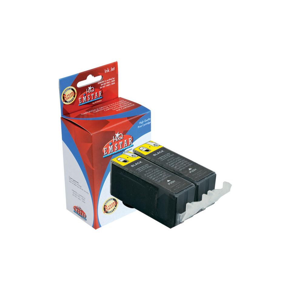 Alternativ Emstar Tintenpatrone schwarz pigmentiert Doppelpack (10C87C87-C93,C93)