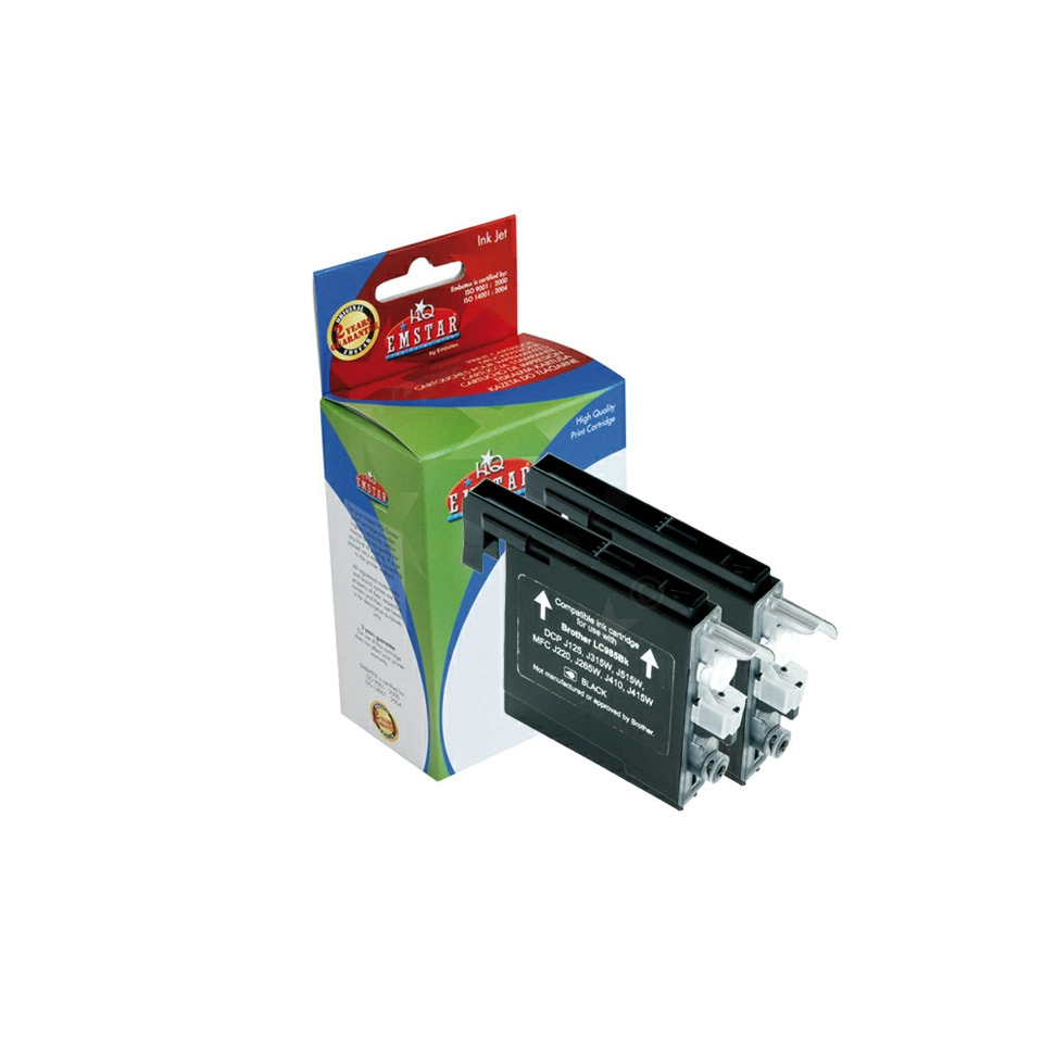 Alternativ Emstar Tintenpatrone schwarz Doppelpack (10B55B55-B59,B59)