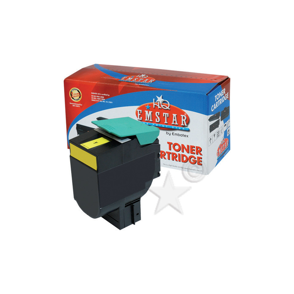 Alternativ Emstar Toner gelb (09LEC540MAY/L598,9LEC540MAY,9LEC540MAY/L598,L598)