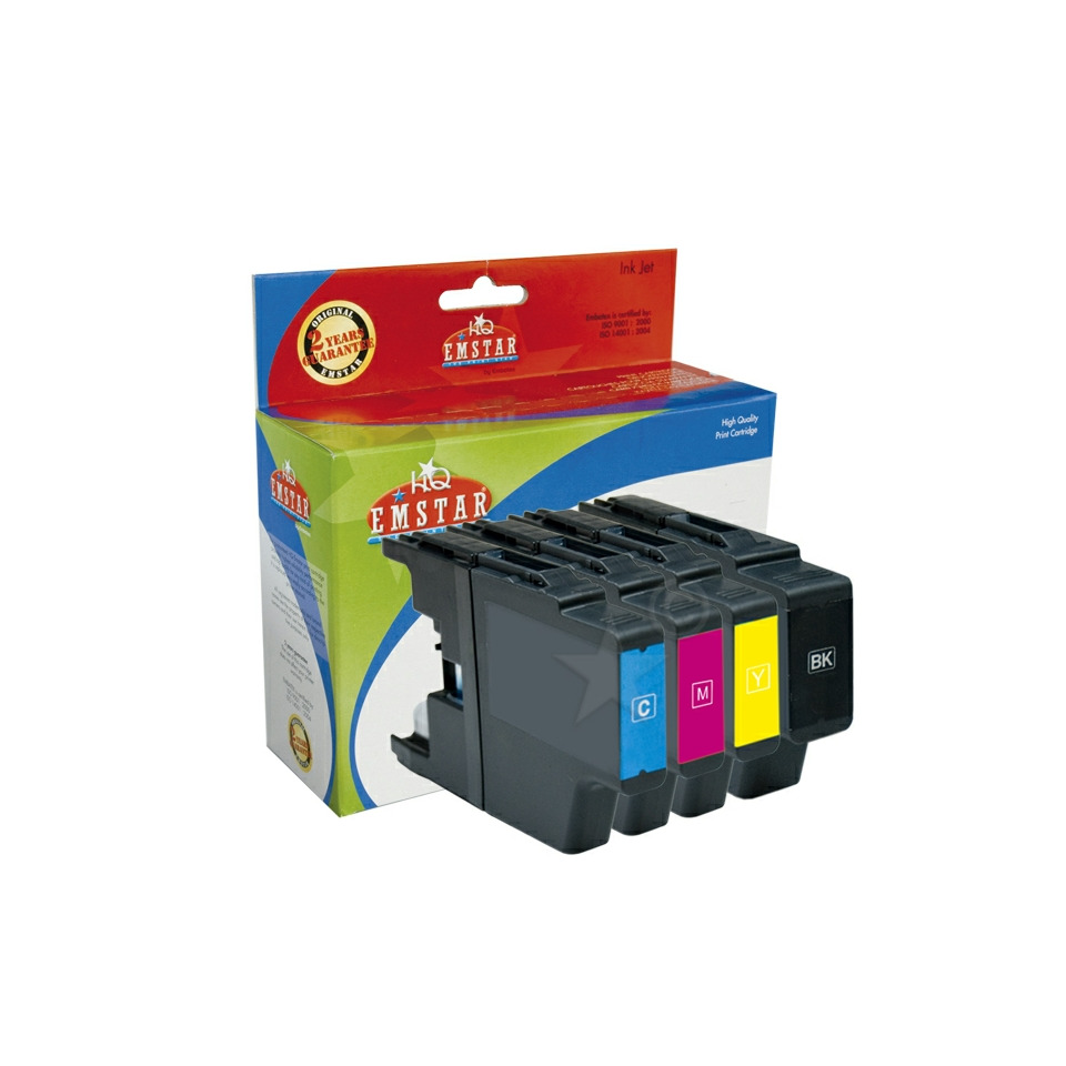 Alternativ Emstar Tintenpatrone MultiPack Bk,C,M,Y (12BRDCPJ525MULTI-B67,B67)