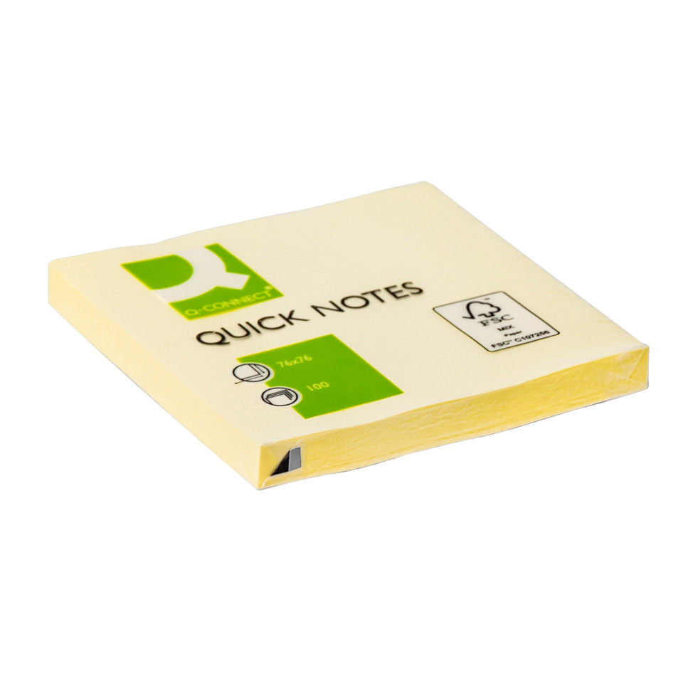 Haftnotizen - 76 x 76 mm, gelb
