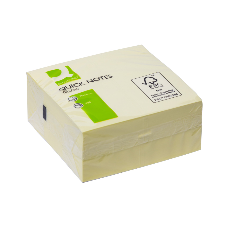 Haftnotiz-Würfel - 76 x 76 mm, gelb