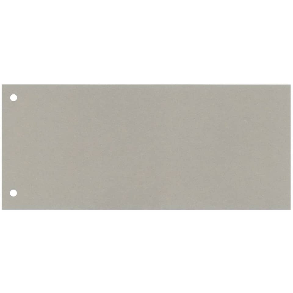 Trennstreifen - 190 g/qm Karton, grau, 100 Stück