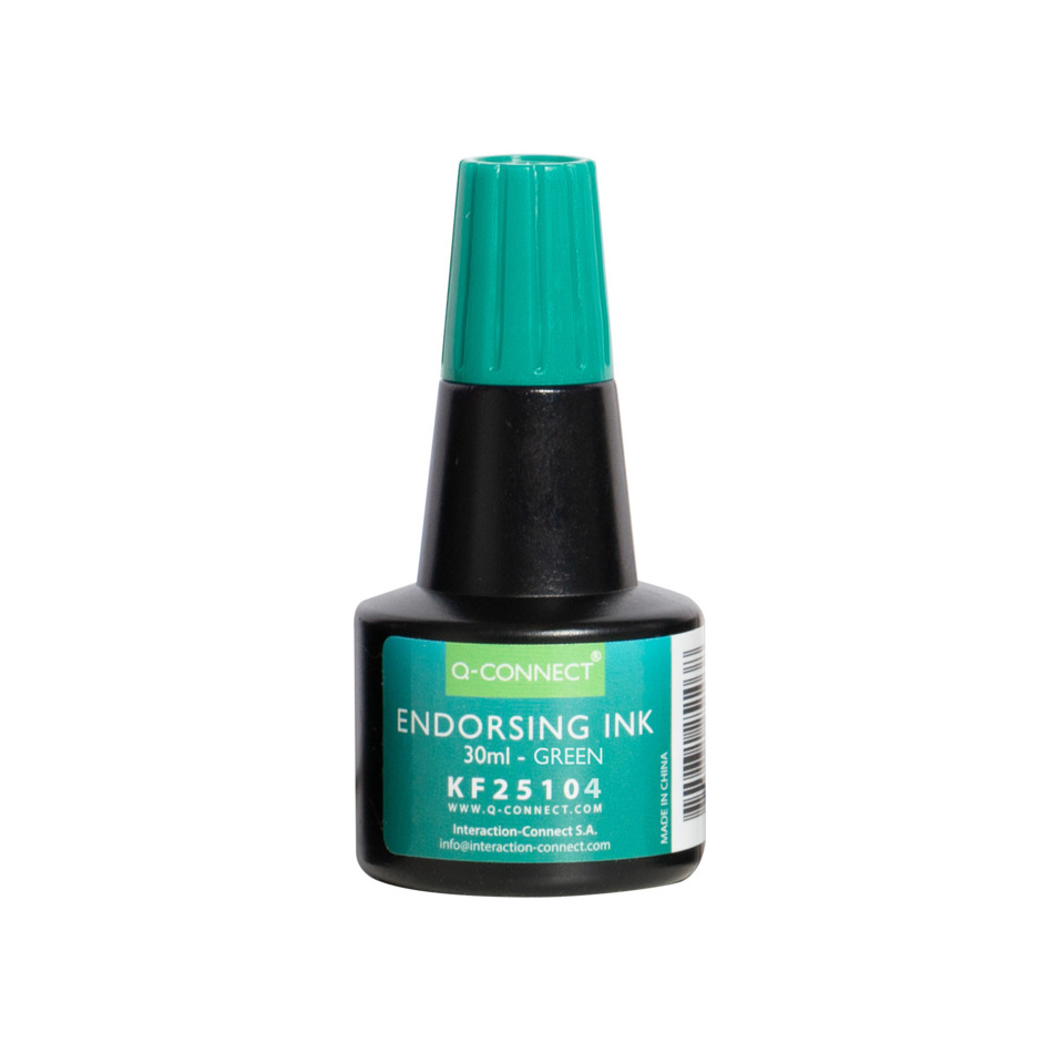 Stempelfarbe - ohne Öl, 28 ml, grün