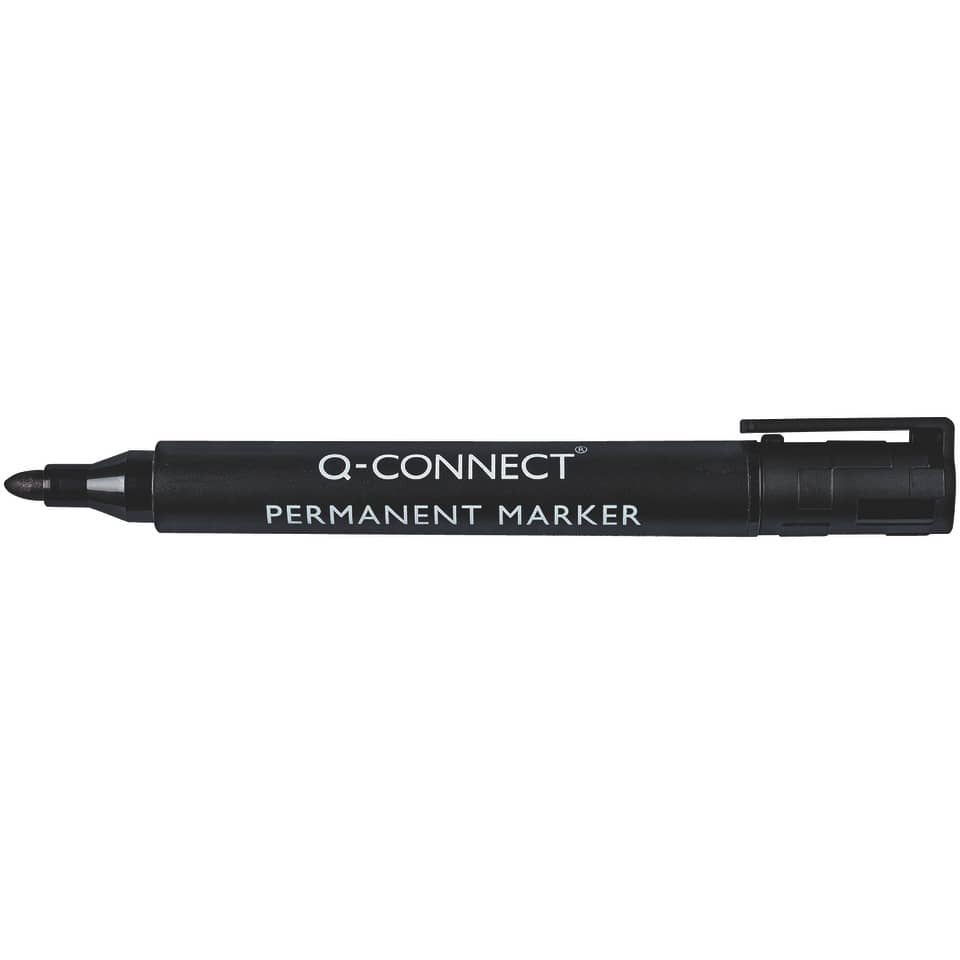 Permanentmarker, ca. 2 mm, schwarz