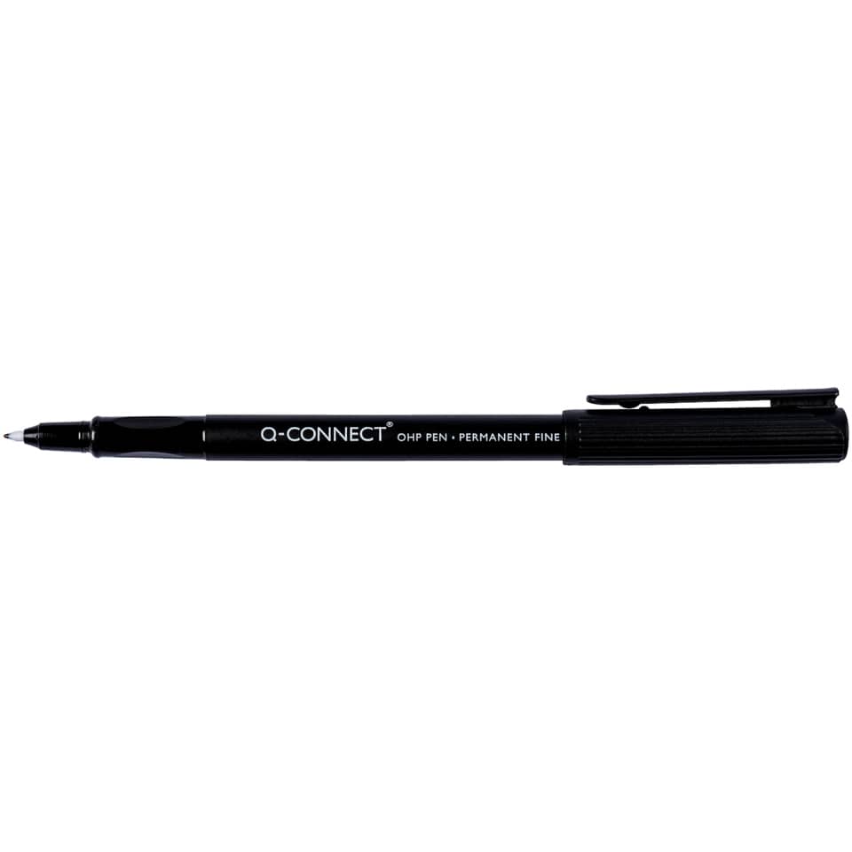 Faserschreiber, permanent, ca. 0,7 mm (F), schwarz