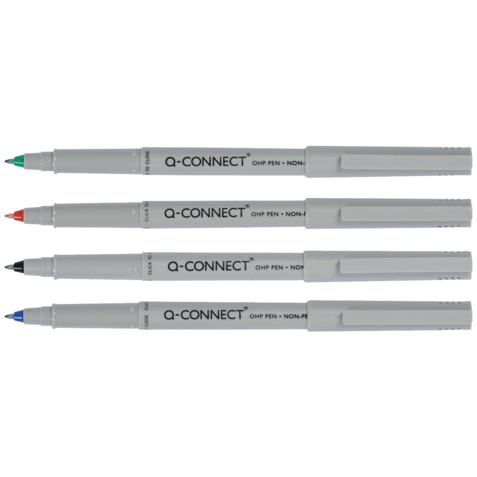 Faserschreiber - non-permanent, ca. 0,5 mm (F), 4er Pack