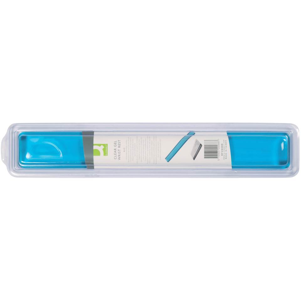 Gel-Tastatur-Handgelenkauflagen - blau-transparent