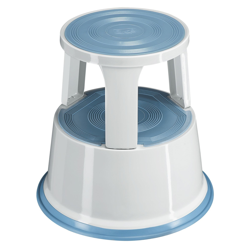 Rollhocker aus Metall - Gewicht 5 kg, lichtgrau