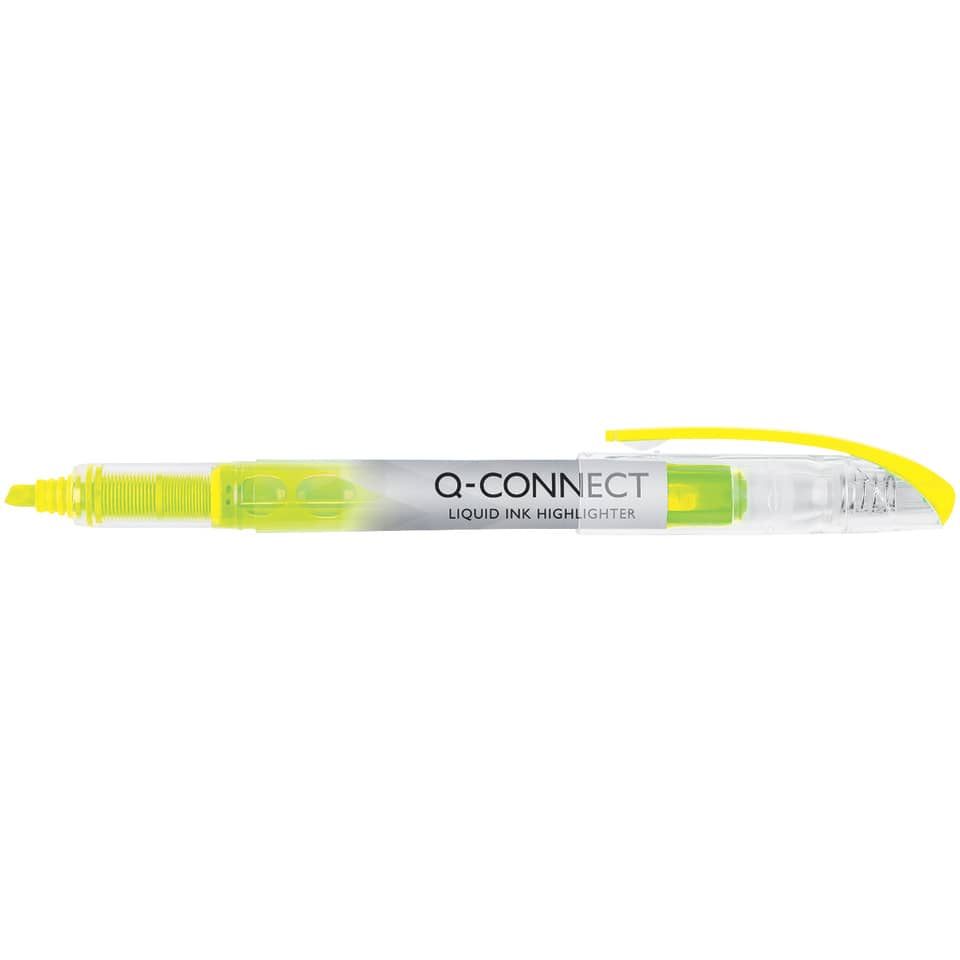 Textmarker Liquid Ink - ca. 1 - 4 mm - gelb