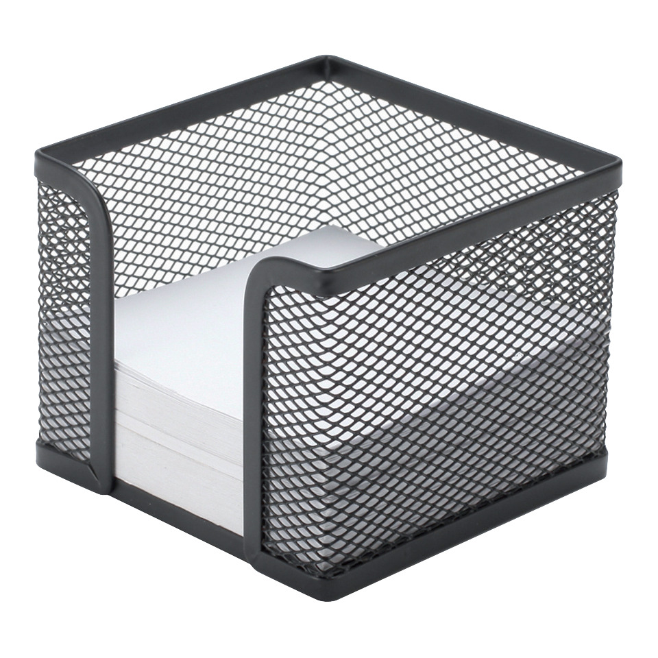 Zettelbox Metalldraht - schwarz