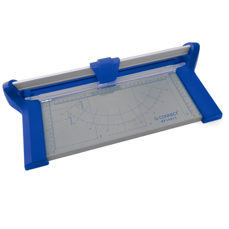 Rollen-Schneidemaschine grau/blau für A4