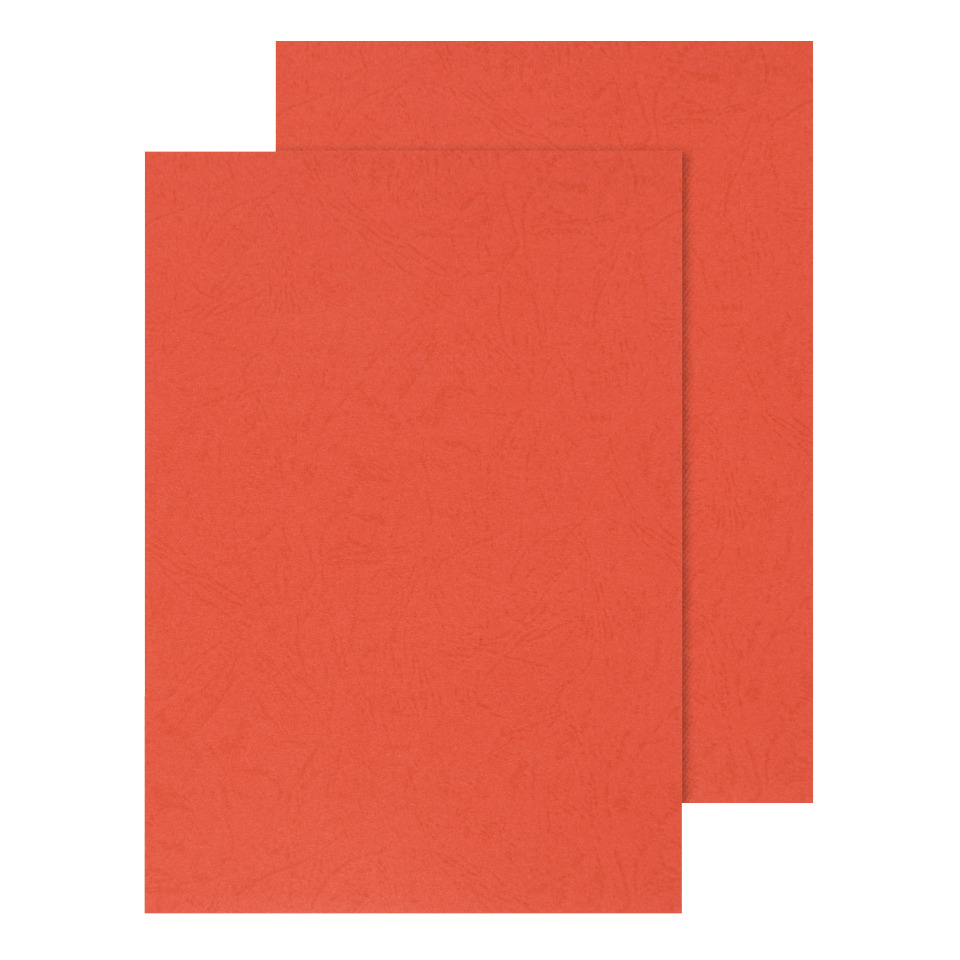 Kartondeckel, 250g/qm, rot, 100 Stück