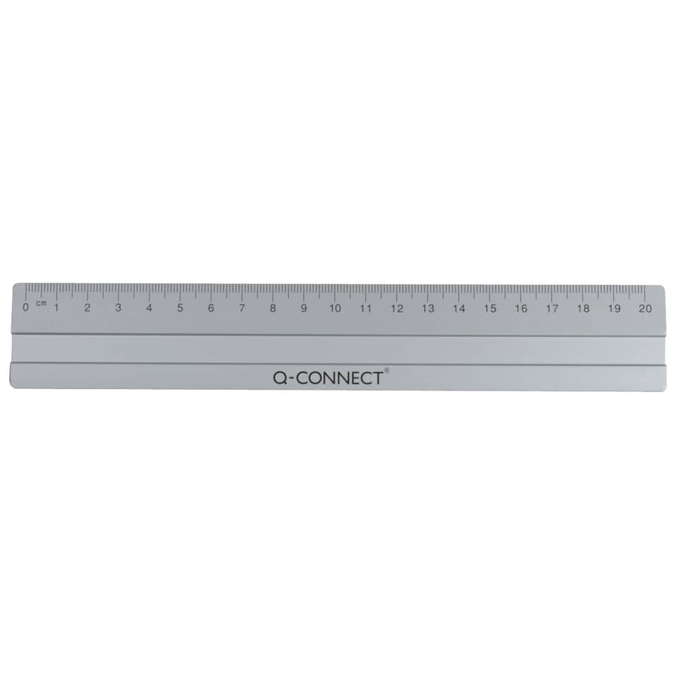 Lineal Alu - 20 cm, silber