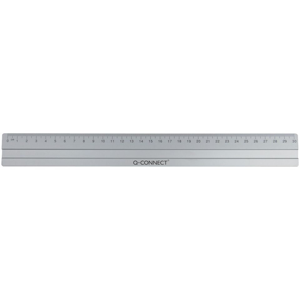 Lineal Alu - 30 cm, silber