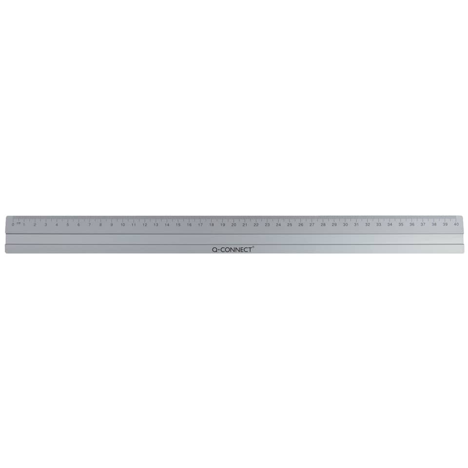 Lineal Alu - 40 cm, silber