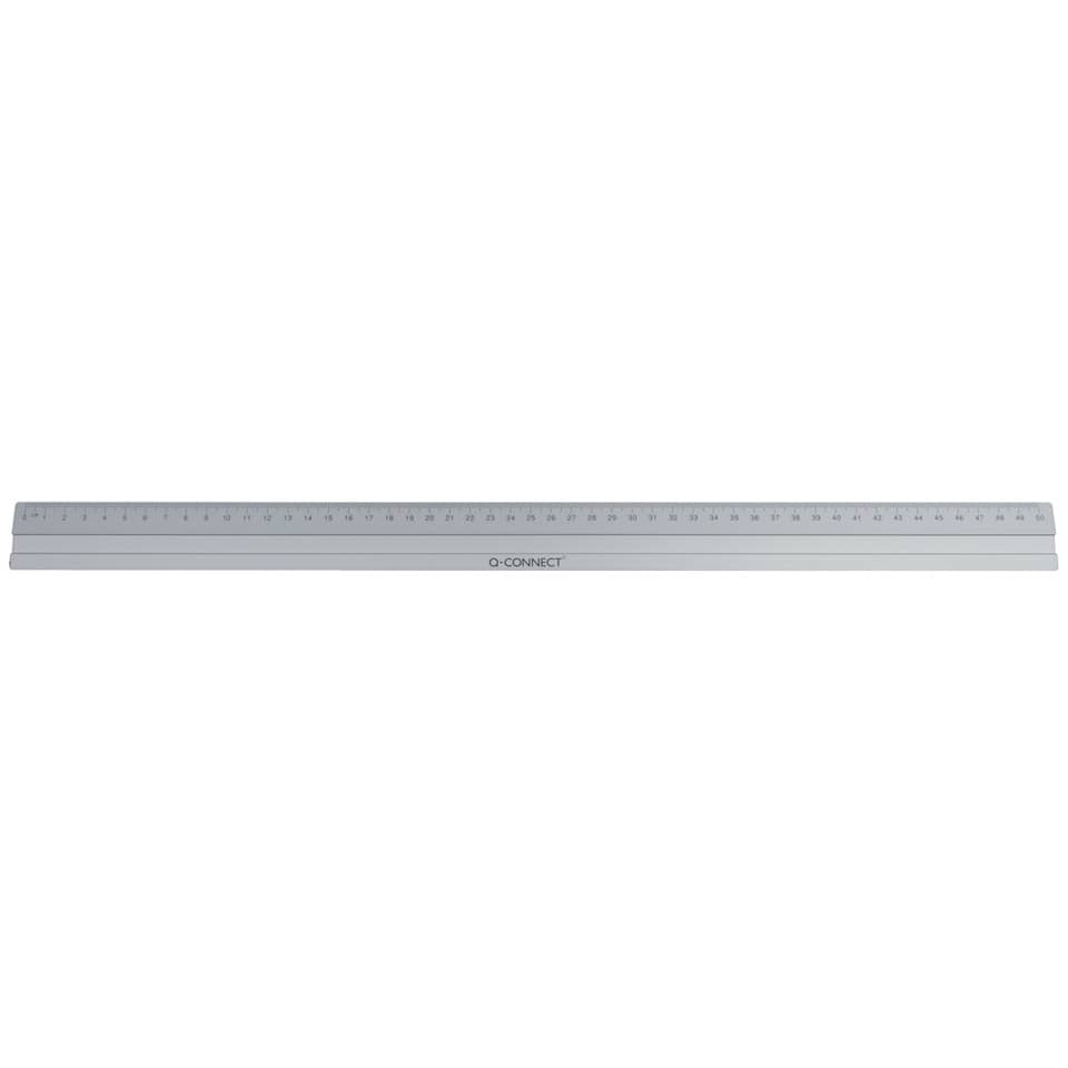 Lineal Alu - 50 cm, silber