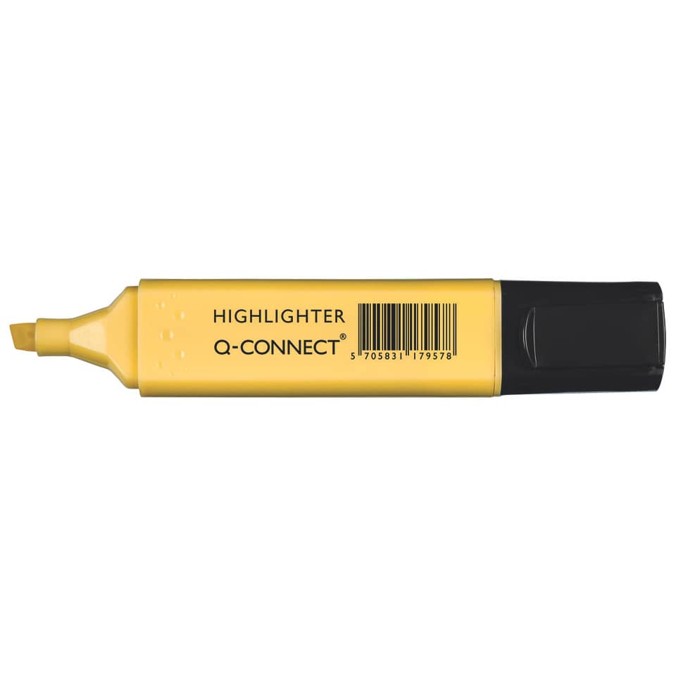 Textmarker - ca. 2 - 5 mm, pastell gelb