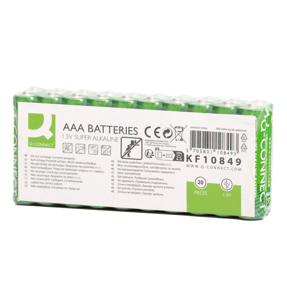 Batterie Alkali-Mangan, LR03/AAA/Micro, 20 Stück