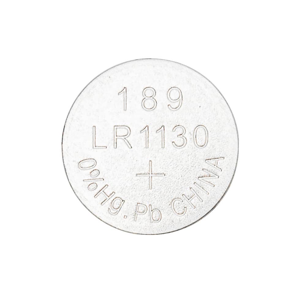 Knopfzellen-Batterie Alkali-Mangan LR54/AG10, 10 Stück