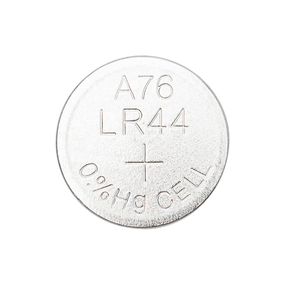 Knopfzellen-Batterie Alkali-Mangan LR44/AG13, 10 Stück
