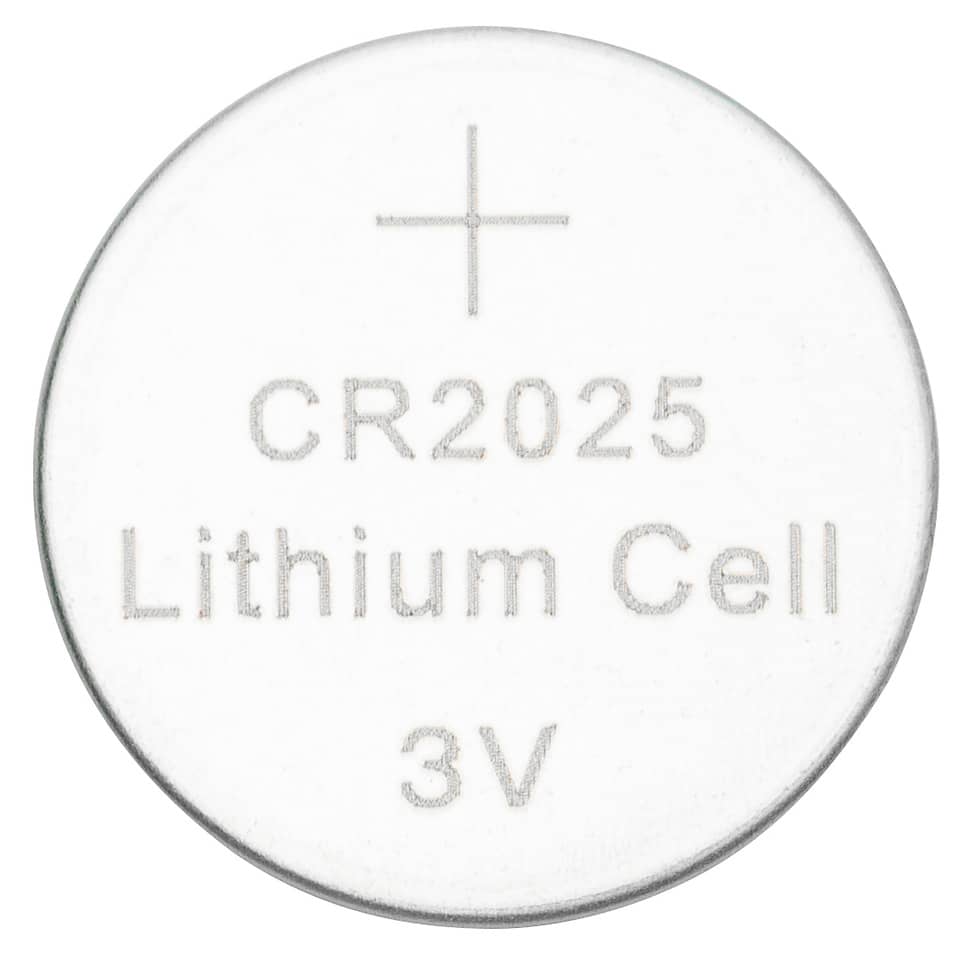 Knopfzellen-Batterie Lithium CR2025, 4 Stück