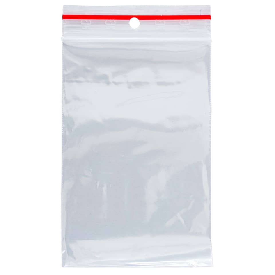 Druckbandbeutel - 80x120mm, transparent, 100 Stück