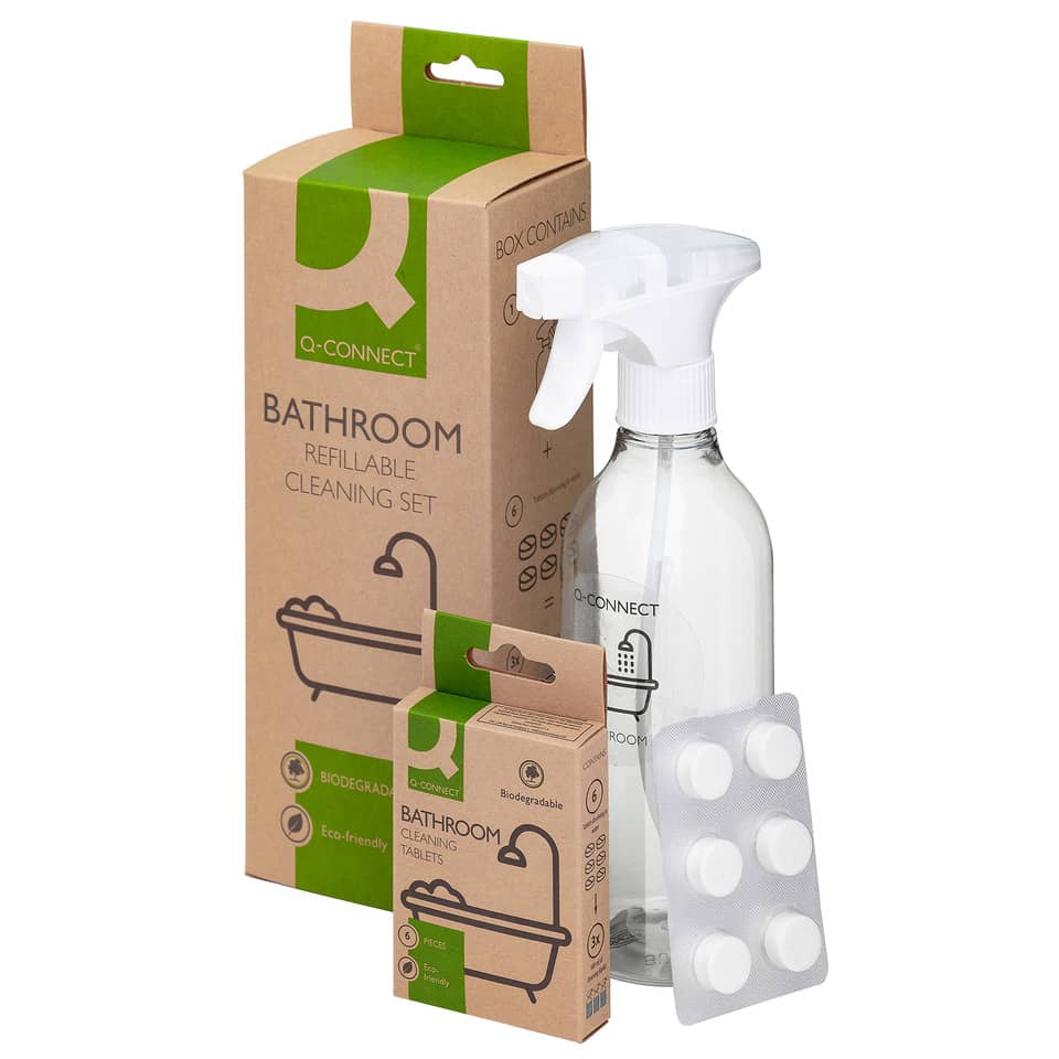 Badreiniger Sprühflasche + 6 Nachfülltabs