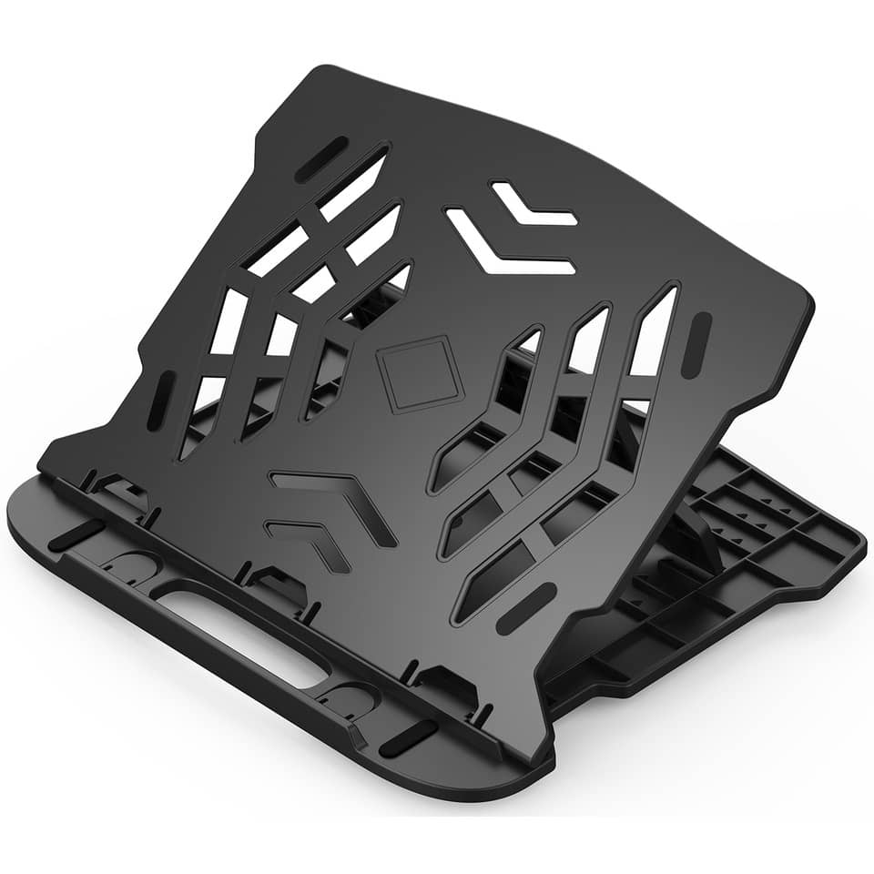 Laptophalter drehbar, Kunststoff, schwarz